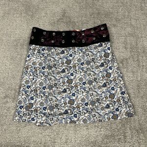 Zand Amsterdam Adjustable Reversible Wrap Skirt Snap Closure One Size Of A Kind